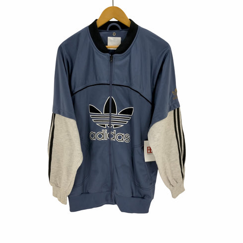 アディダス adidas 80s~90sトレフォイルロゴ スウェット切替 トラックジャケット メンズ