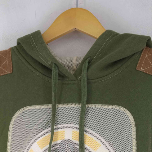 デザインフーデットスウェットベスト メンズ 2XL