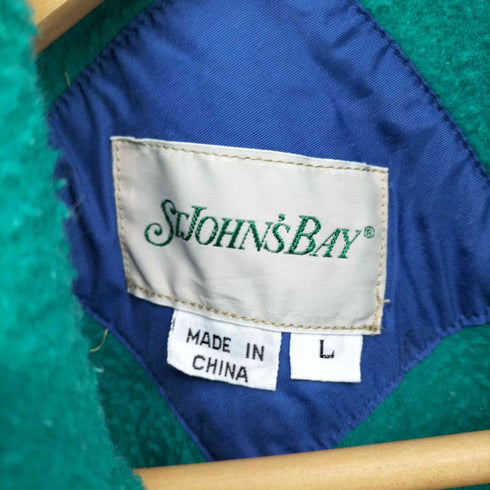 セントジョンズベイ STJOHNSBAY 90S 裏地フリース ジップアップ ベスト メンズ import:L