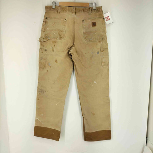 カーハート Carhartt ダブルニー ダック地 ペインターパンツ ペンキ飛び メンズ 34×32