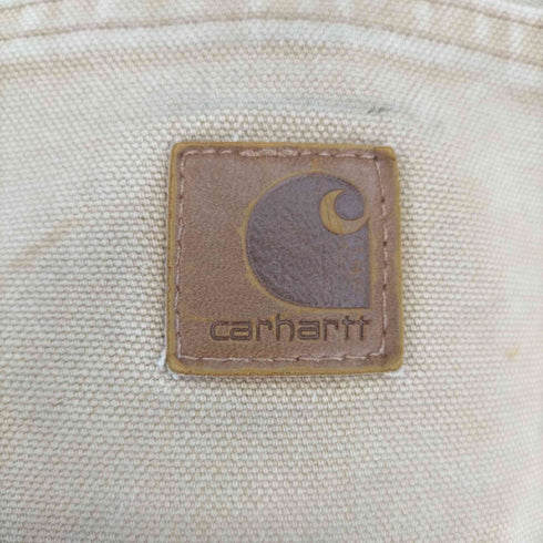 カーハート Carhartt ダブルニー ダック地 ペインターパンツ ペンキ飛び メンズ 34×32