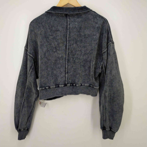ジーナシス JEANASIS ブリーチハーフZIPショートプルオーバー レディース FREE
