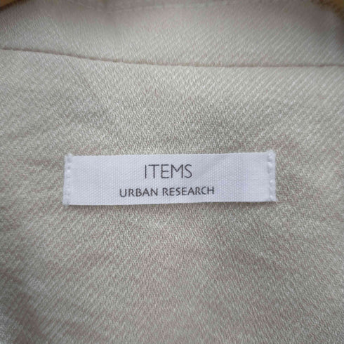 アイテムズ アーバンリサーチ ITEMS URBAN RESEARCH テーラードジレ レディース F