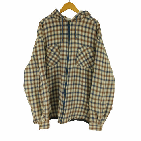 WILLIAMS BAY チェック ジップアップパーカー フラップポケット メンズ 3XT