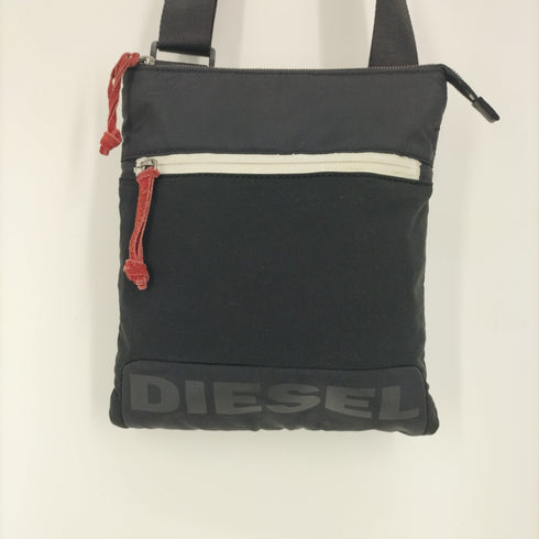ディーゼル DIESEL ロゴプリント ナイロン ショルダーバッグ メンズ