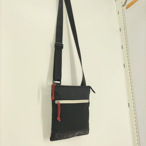 ディーゼル DIESEL ロゴプリント ナイロン ショルダーバッグ メンズ