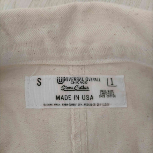 ユニバーサルオーバーオール UNIVERSAL OVERALL 60-70S USA製 Stone Cutter ワークコート ユニオンチケット メンズ JPN:S