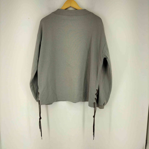 キャスパージョン CASPER JOHN Side Lace Mockneck Balloon Sweat/サイドレースモックネックバルーンスウェット メンズ import:M