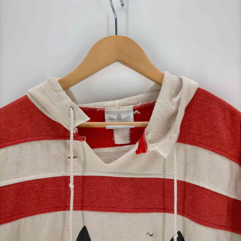 アディダス adidas 80s トレフォイルロゴ ボロフーディー メンズ