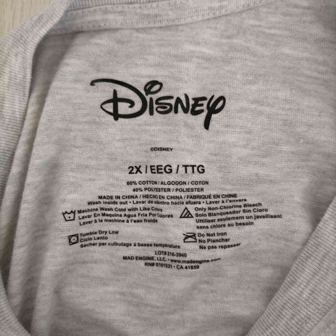 キャラクタープリントクルーネックTシャツ メンズ 2XL