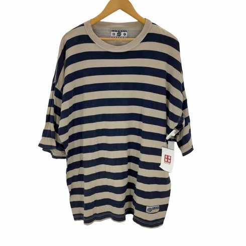 casual basics 00S エジプト製 ボーダークルーネック メンズ JPN:XL