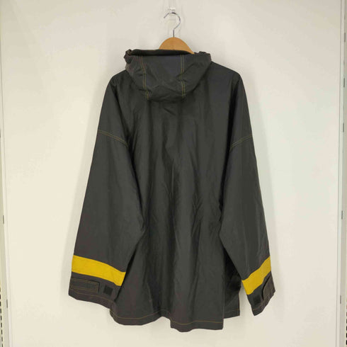 フィラ FILA PVC バイカラー ジップアップ フーデッドコート メンズ import:L