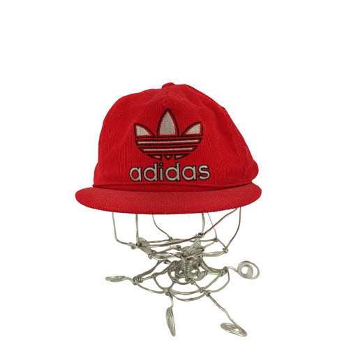 アディダス adidas 80-90s トレフォイル刺繍 コーデュロイキャップ メンズ