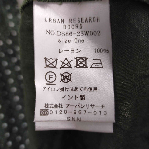 アーバンリサーチドアーズ URBAN RESEARCH DOORS 総柄レーヨンブラウス レディース