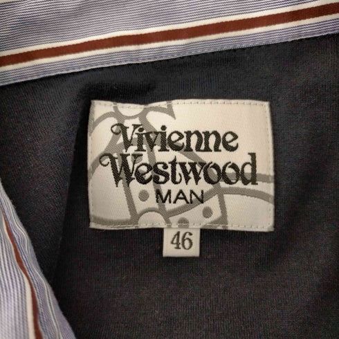 ヴィヴィアンウエストウッドマン Vivienne Westwood MAN ジップアップ ドッキングシャツ メンズ JPN:46