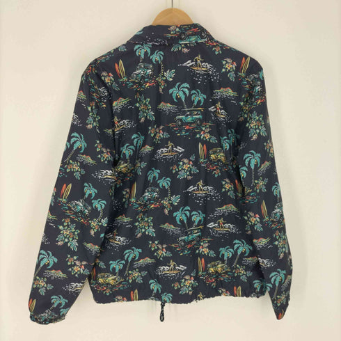 ギャップ Gap SH COACHES JAC TROPICAL 裏地メッシュ 総柄 コーチジャケット メンズ import:M