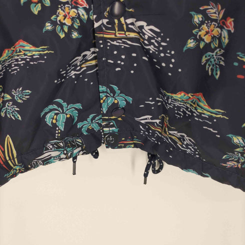 ギャップ Gap SH COACHES JAC TROPICAL 裏地メッシュ 総柄 コーチジャケット メンズ import:M