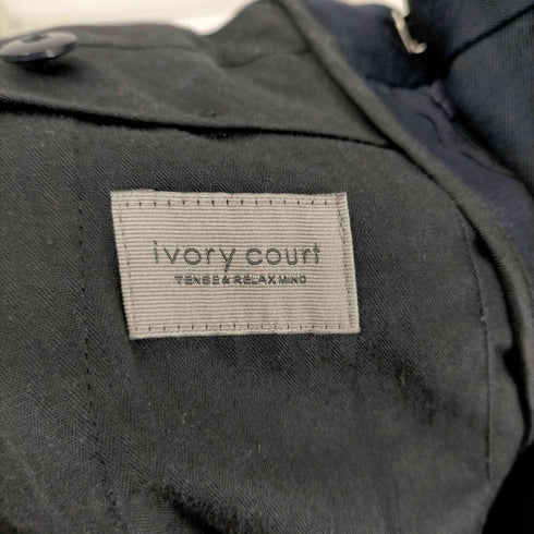 アイボリーコート ivory court コットンポリ2Bテーラードセットアップ メンズ 36