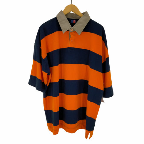 ロッキー ROCKY ロシア製 ボーダーポロシャツ メンズ 3XL