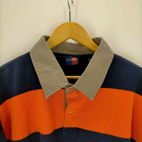 ロッキー ROCKY ロシア製 ボーダーポロシャツ メンズ 3XL