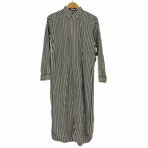 ビームスボーイ BEAMS BOY 18SS ストライプ ボタンダウン ワンピース ロングスリーブ レディース