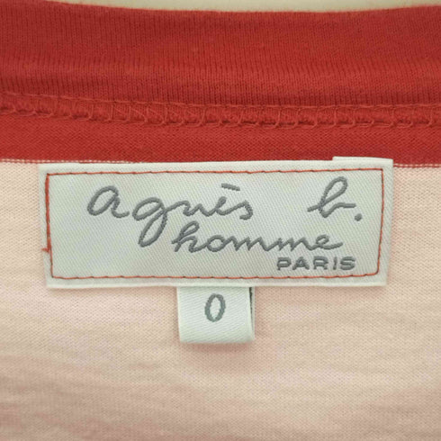 アニエスベーオム Agnes b.homme ボーダー S/S Tシャツ メンズ 0