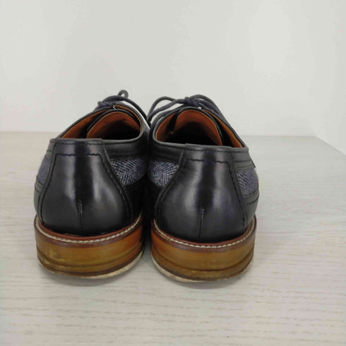 キャサリンハムネットロンドン KATHARINE HAMNETT LONDON ヘリンボーン レザーコンビウィングチップシューズ メンズ 25 1/2