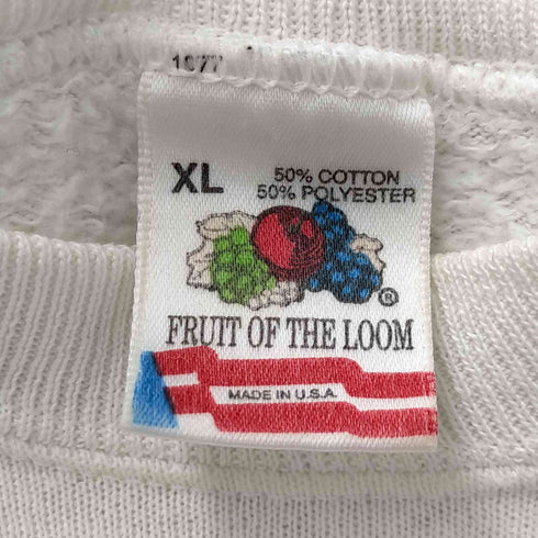 フルーツオブザルーム FRUIT OF THE LOOM USA製 カリフォルニア フローラル バタフライ プリント ラグランスウェット メンズ import:XL