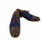 キャサリンハムネットロンドン KATHARINE HAMNETT LONDON デニム レザーコンビストレートチップシューズ メンズ 26