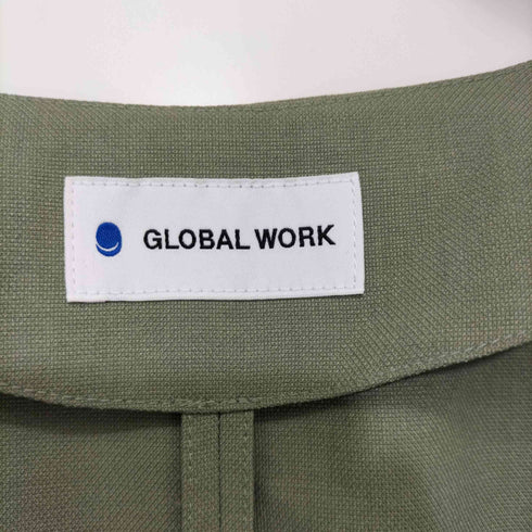 グローバルワーク GLOBAL WORK ケアらく リネンライクジャケット レディース FREE