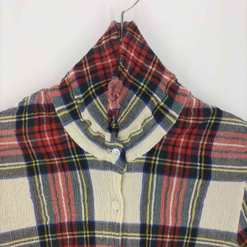 ツモリチサト TSUMORI CHISATO creperie チェック プリーツ ブラウス スカート セットアップ レディース 2