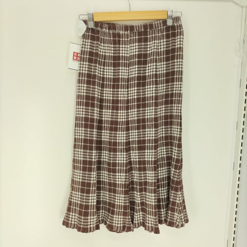 ツモリチサト TSUMORI CHISATO creperie チェック プリーツ ノースリーブ ブラウス スカート セットアップ レディース 2