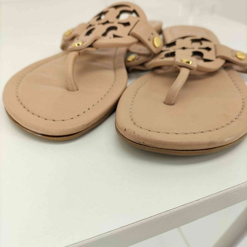 トリーバーチ TORY BURCH MILLER CALF LEATHER ミラー カーフレザー トング フラット サンダル レディース US:6