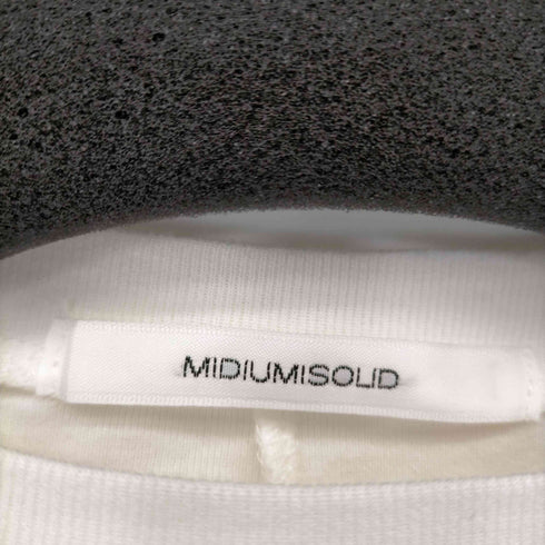 ミディウミソリッド MIDIUMISOLID ノースリーブカットソー レディース