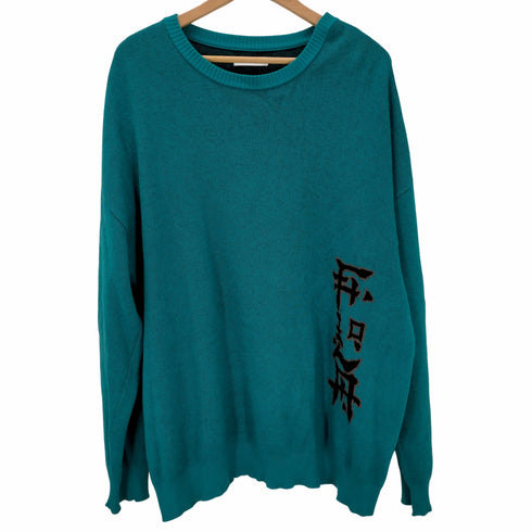 フラッグスタフ FLAGSTUFF 18AW ロゴ コットンニット メンズ import:L