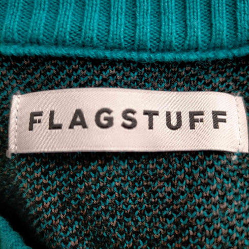 フラッグスタフ FLAGSTUFF 18AW ロゴ コットンニット メンズ import:L