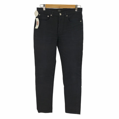 アーペーセー A.P.C. PETIT STANDARD JEAN DROIT ETROIT ボタンフライ 脇割り ストレッチ デニムパンツ メンズ 29