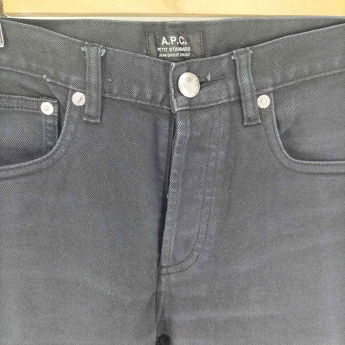 アーペーセー A.P.C. PETIT STANDARD JEAN DROIT ETROIT ボタンフライ 脇割り ストレッチ デニムパンツ メンズ 29