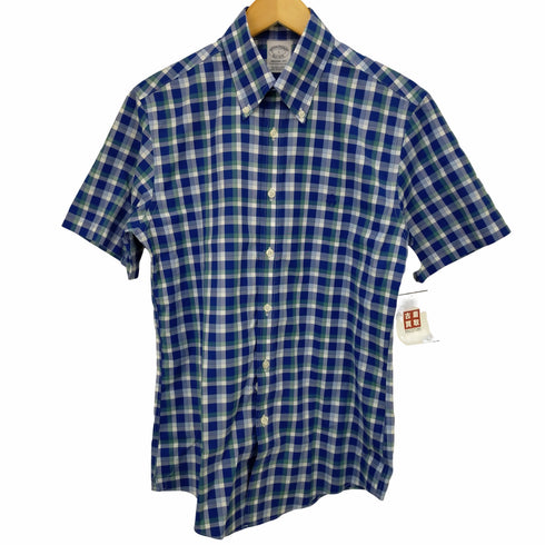ブルックスブラザーズ BROOKS BROTHERS REGENT FIT ショートスリーブ ボタンダウンシャツ メンズ import:S
