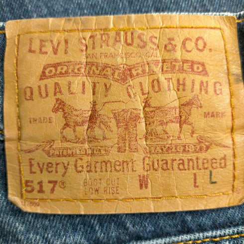 リーバイス Levis 90S 517 USA製 ブーツカットデニムパンツ メンズ JPN:L