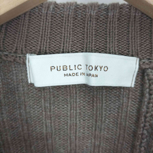パブリックトウキョウ PUBLIC TOKYO アシンメトリー/デザインニット レディース FREE