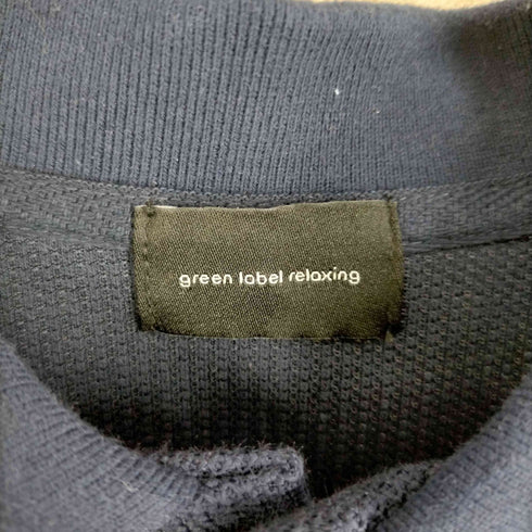 ユナイテッドアローズグリーンレーベルリラクシング UNITED ARROWS green label relaxing GIZA ハニカム ポロシャツ メンズ JPN:M