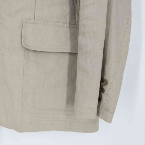 エディーバウアー Eddie Bauer リネン 2Bテーラードジャケット メンズ import:L