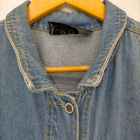 ネイティブ刺繍 デニムトラッカージャケット レディース