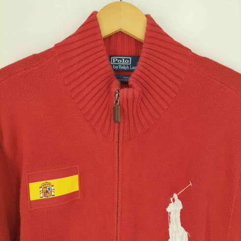 ポロバイラルフローレン Polo by RALPH LAUREN ビッグポニー刺繍 スペイン ESPANA ドライバーズニット メンズ import:XL