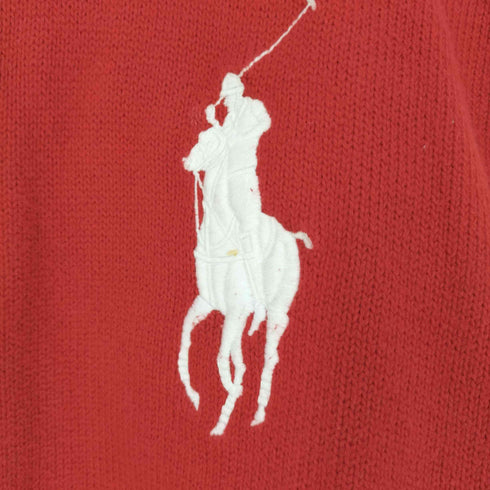 ポロバイラルフローレン Polo by RALPH LAUREN ビッグポニー刺繍 スペイン ESPANA ドライバーズニット メンズ import:XL
