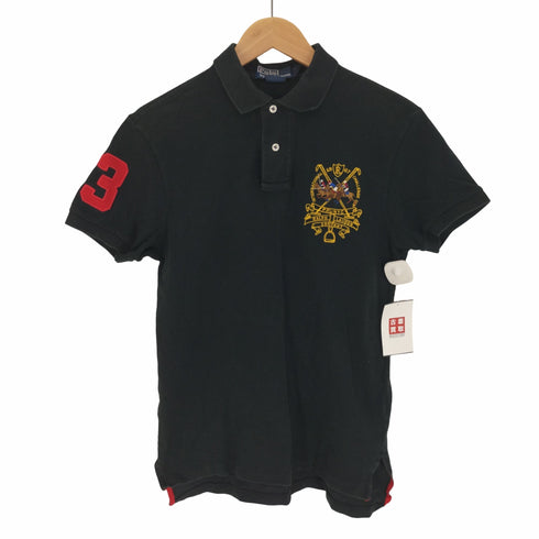 ポロバイラルフローレン Polo by RALPH LAUREN 両面刺繍ナンバリングポロシャツ メンズ import:M
