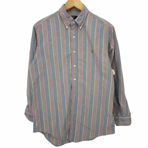 ポロバイラルフローレン Polo by RALPH LAUREN ストライプ柄ボタンダウンシャツ メンズ L