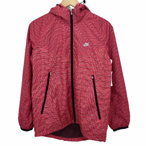 ナイキ NIKE 総柄プリントフルジップパーカー メンズ L