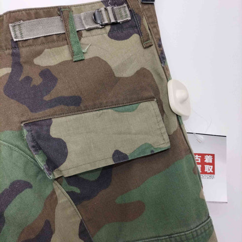 ユーエスアーミー US ARMY 87年製 ウッドランドカモ ストレートカーゴパンツ コンバットパンツ メンズ XS-R